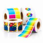 Bobines d'étiquettes imprimantes couleurs